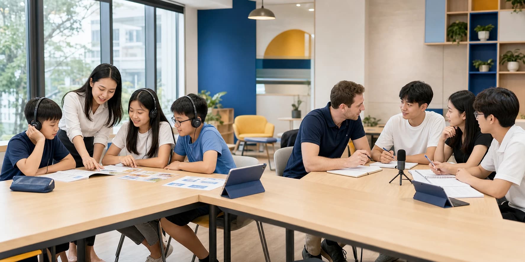 Ảnh học viên luyện nghe, đọc, viết và nói cho Cambridge và IELTS